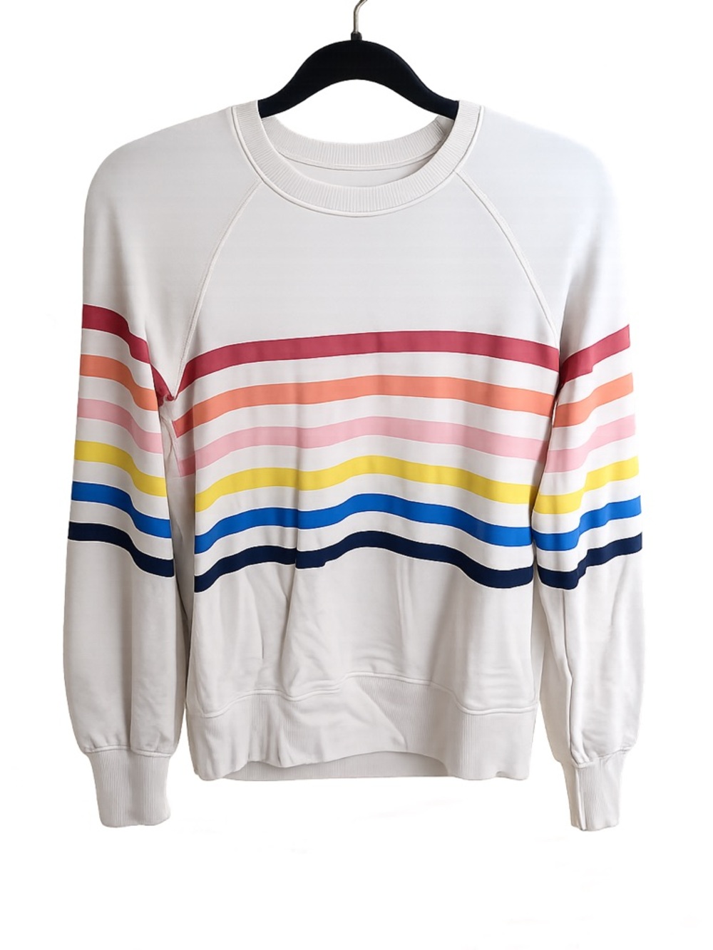 Sundry brand Sweater in Cream with Multicolor Stripes